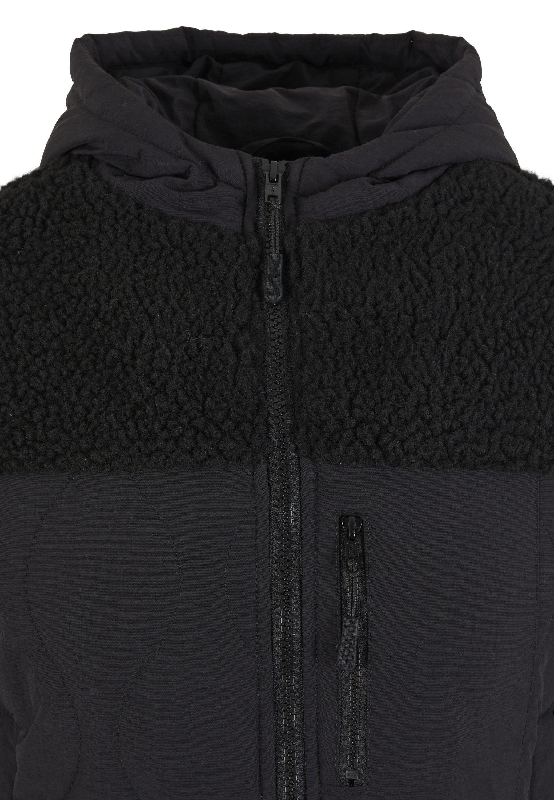 URBAN CLASSICS Allwetterjacke Urban Classics Ladies Sherpa Crinkle Nylon Mix Jacket (1-St)