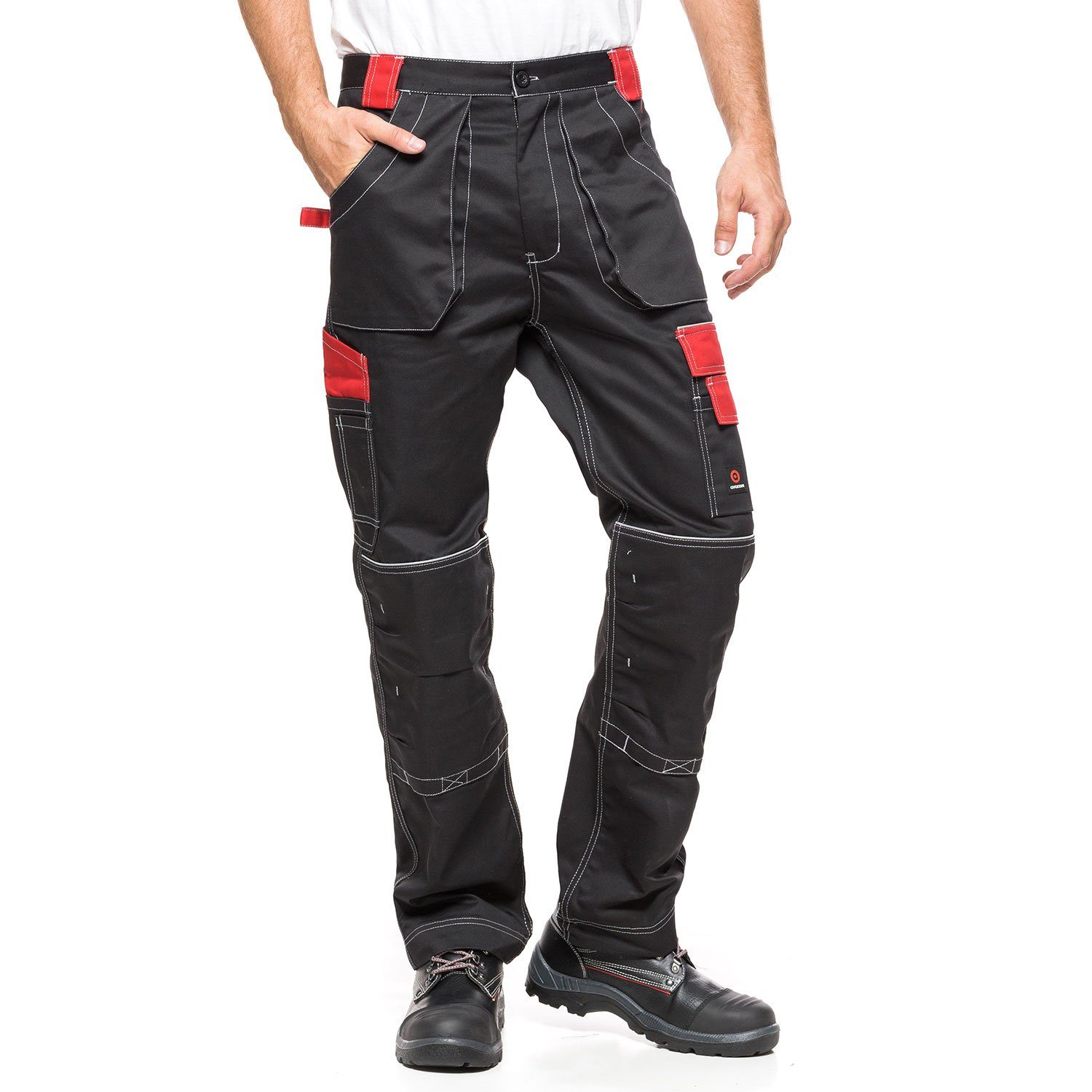 Avacore Arbeitshose Helios Zwei- & Dreifachnähte; Wasserdichte Cordura-Verstärkung