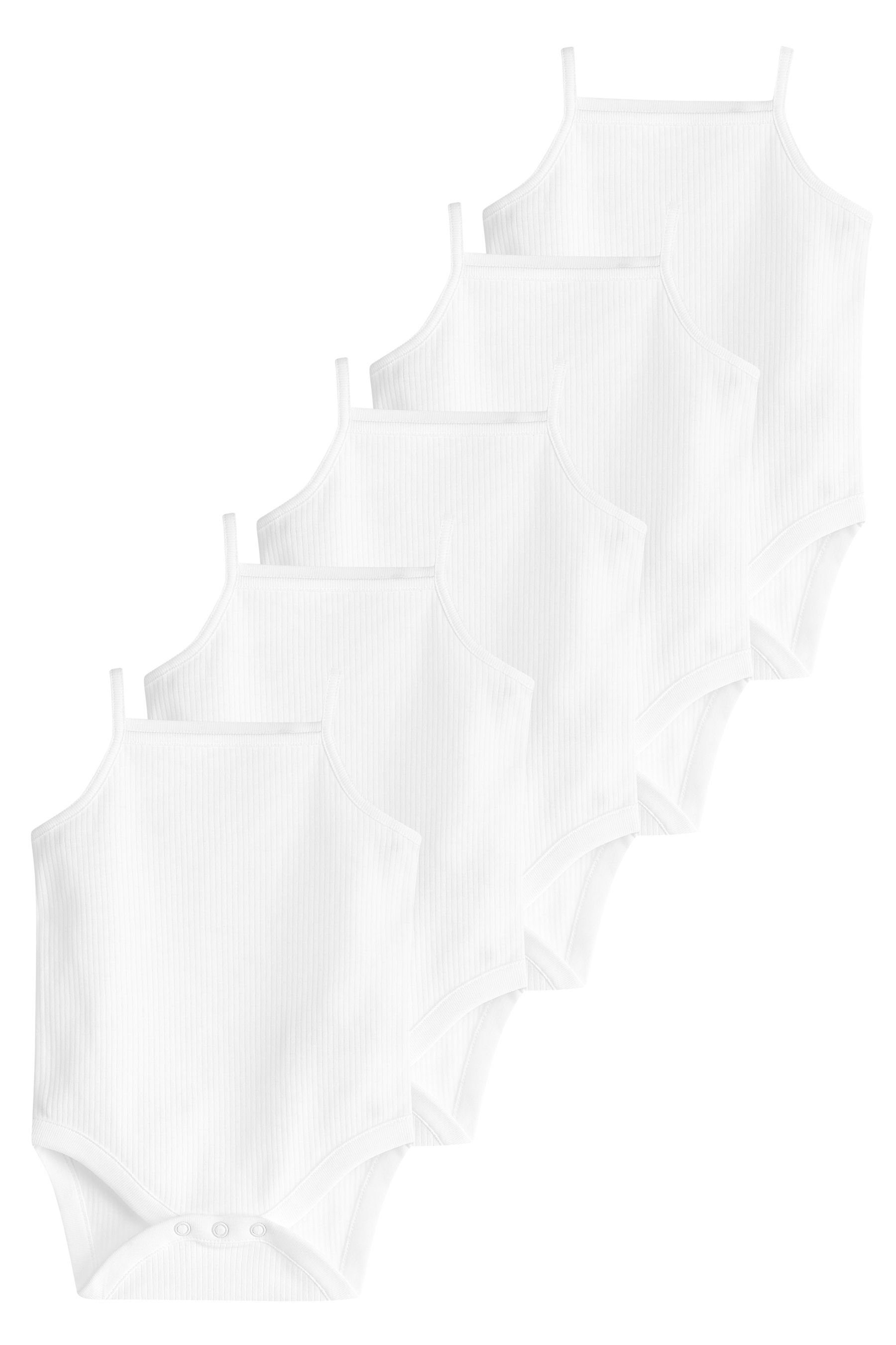 Next Body Babybodys mit dünnen Trägern im 5er-Pack (5-tlg)