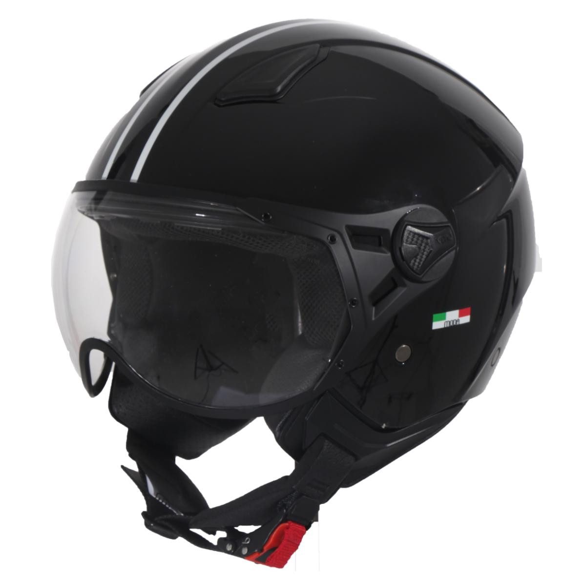 Vito Helmets Motorradhelm VITO MODA, Jethelm, Pilothelm, Rollerhelm, viele Farben, kurzes Visier