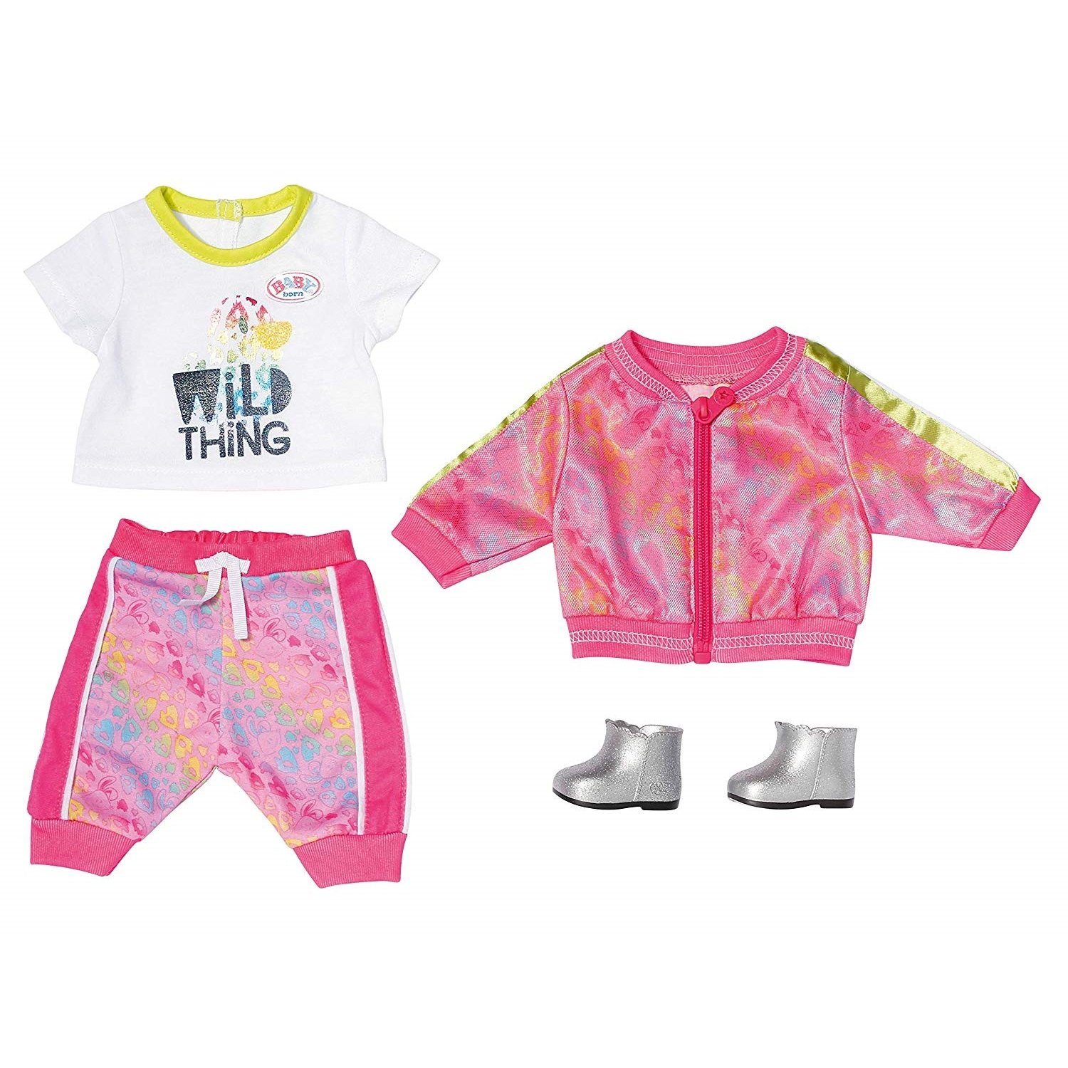 Zapf Creation® Puppenkleidung 828335 BABY Born Deluxe Trendiges Pink Set, 4 günstig online kaufen