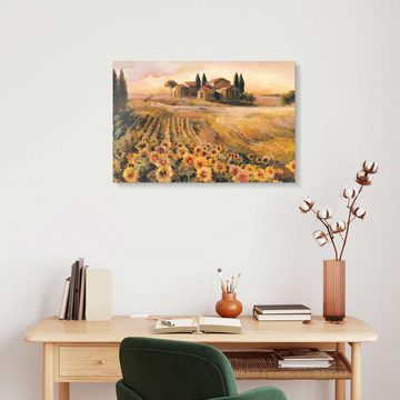 Posterlounge Acrylglasbild Marilyn Hageman, Sonnenblumen in Italien, Malerei