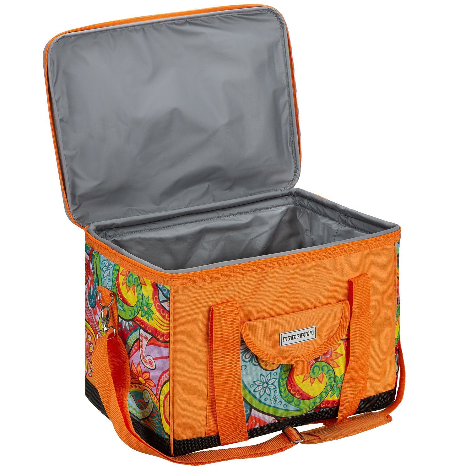 anndora Kühltasche 40 Liter Picknicktasche, 40 l, Zweiwege-Reißverschluss - wasserdichtes verschweißtes Innenfutter