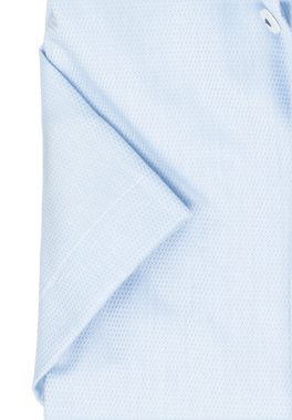 MARVELIS Kurzarmhemd Kurzarmhemd - Comfort Fit - Struktur - Bleu