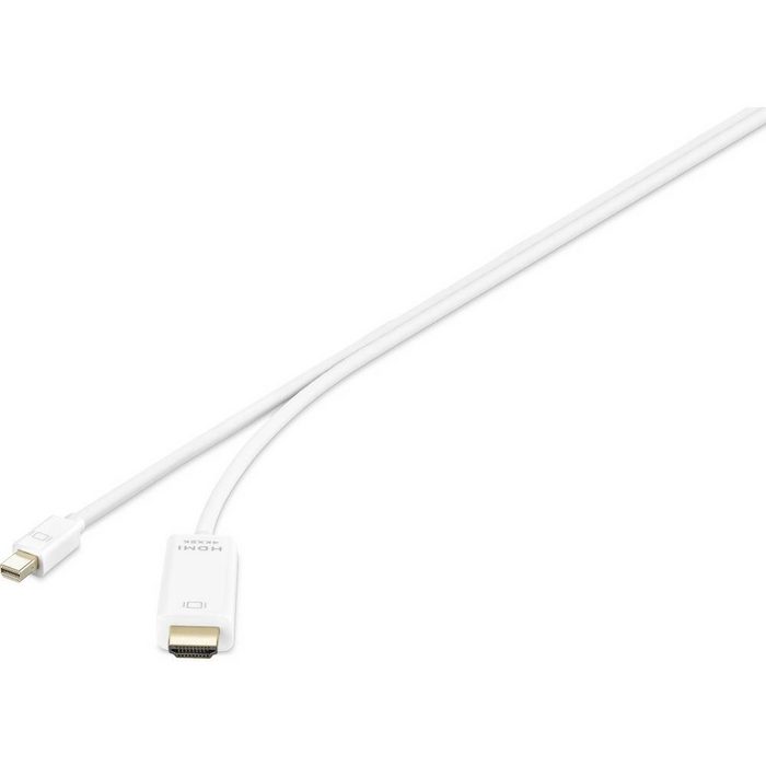 Renkforce Mini-DisplayPort auf HDMI Anschlusskabel 1 m HDMI-Kabel (1.00 cm)