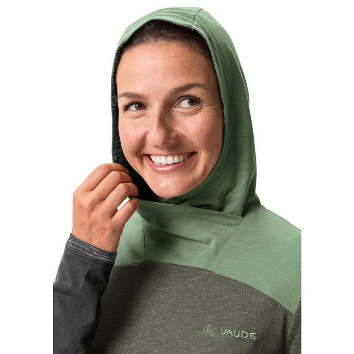 VAUDE Funktionsshirt WOMEN'S TREMALZO LS SHIRT (1-tlg) Rückentasche mit gewendetem Reißverschluss BB11009