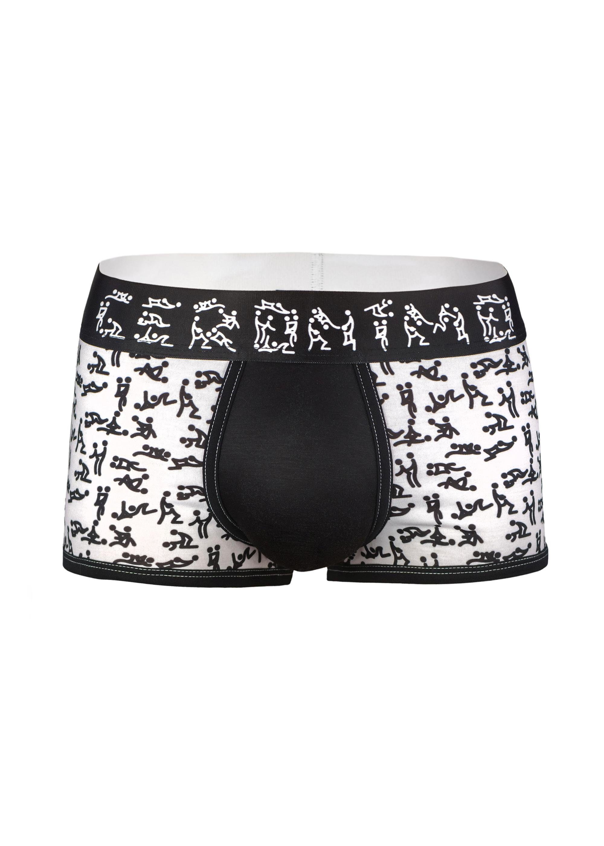 erotisch Kamasutra Geronimo Boxershorts (Boxer, Fashion 1-St) Black Boxer