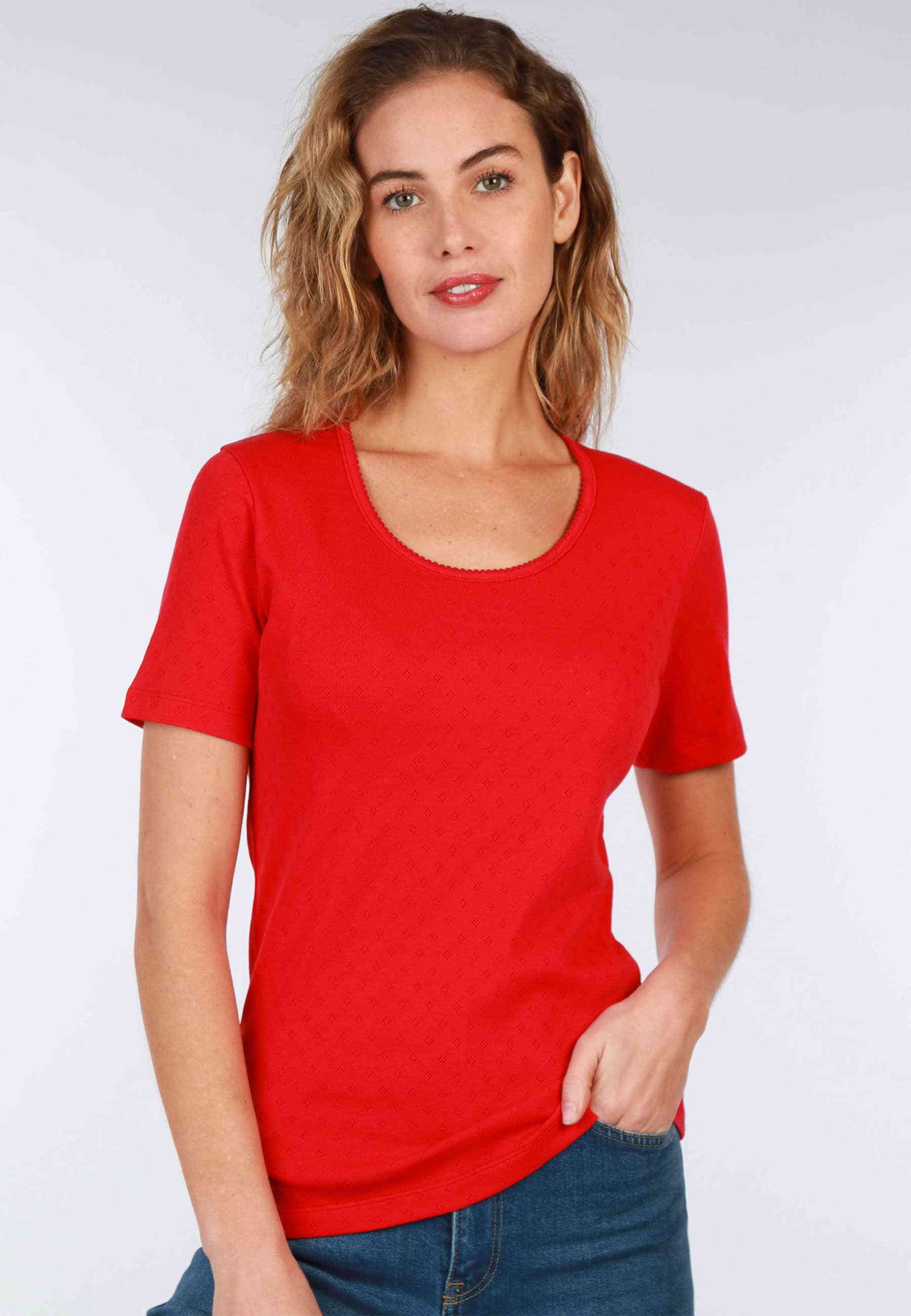 Sorgenfri Sylt T-Shirt Maren Ajour-Strickdetails günstig online kaufen