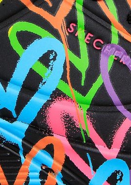 Skechers UNO - HIGHLIGHT LOVE Sneaker mit Herzchen-Print, Freizeitschuh, Halbschuh, Schnürschuh