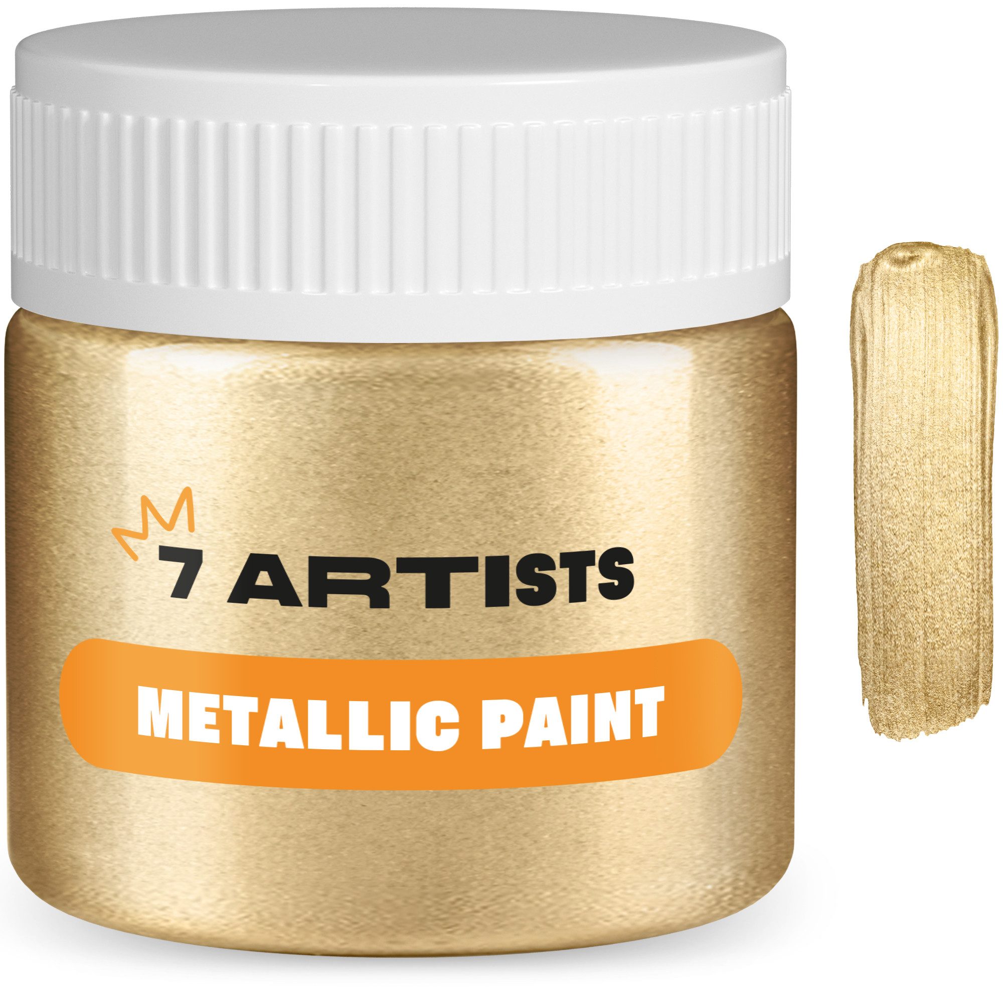 7 Artists Acrylfarbe 7 Artists Acrylfarbe Metallic 50 - 230 ml Gold, Silber