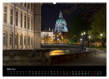 CALVENDO Wandkalender Hannover im Abendlicht 2023 (Premium, hochwertiger DIN A2 Wandkalender 2023, Kunstdruck in Hochglanz)
