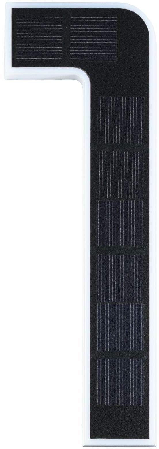 Paulmann LED Außen-Wandleuchte Solar Hausnummer, LED fest integriert, Warmw günstig online kaufen