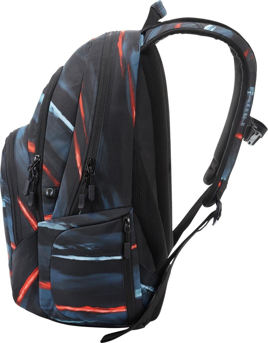 NITRO Schulrucksack Stash 29, Alltagsrucksack, acid Schule, Reise Arbeit und dawn Rucksack für Freizeit