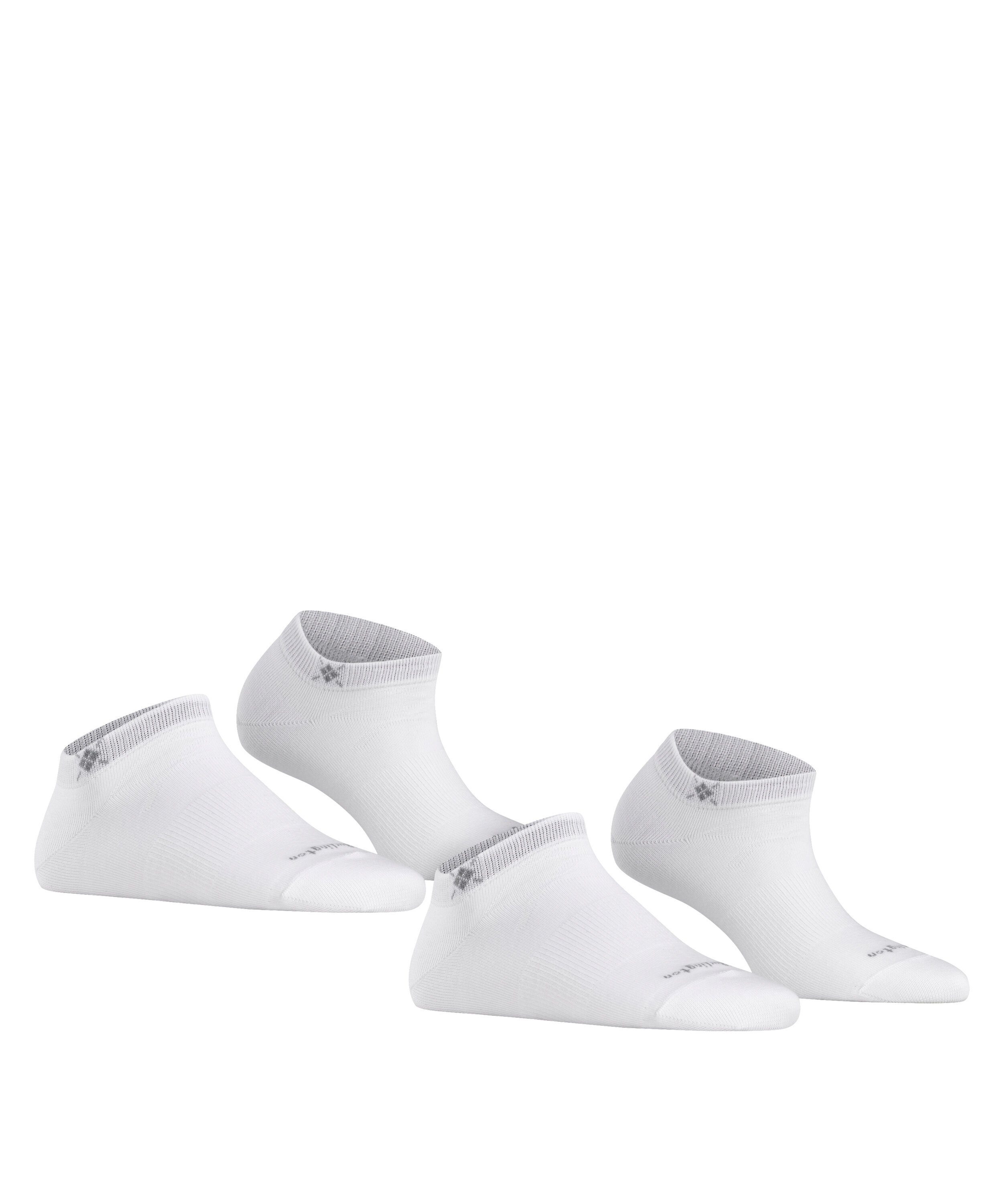 Burlington Sneakersocken Everyday 2-Pack (2-Paar) (2000) weicher white Baumwolle gekämmter aus