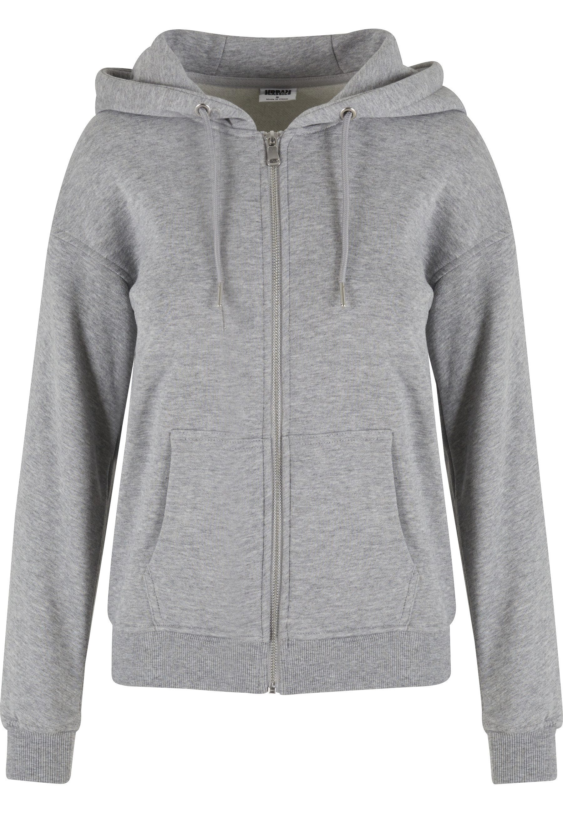 URBAN CLASSICS Sweatjacke Urban Classics Damen Ladies Classic Zip Hoody (1-tlg)
