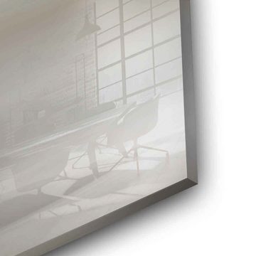 DOTCOMCANVAS® Acrylglasbild Rima Pers - Acrylglas, Acrylglasbild Rima Pers beige weiß Wandbild Kunstdruck