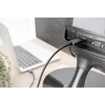 Digitus USB-C®® 3.1 - HDMI Adapterkabel, 1.8 m USB-Adapter, Aluminium-Stecker, Flexibel, HDMI-fähig, High Speed-HDMI, Rund