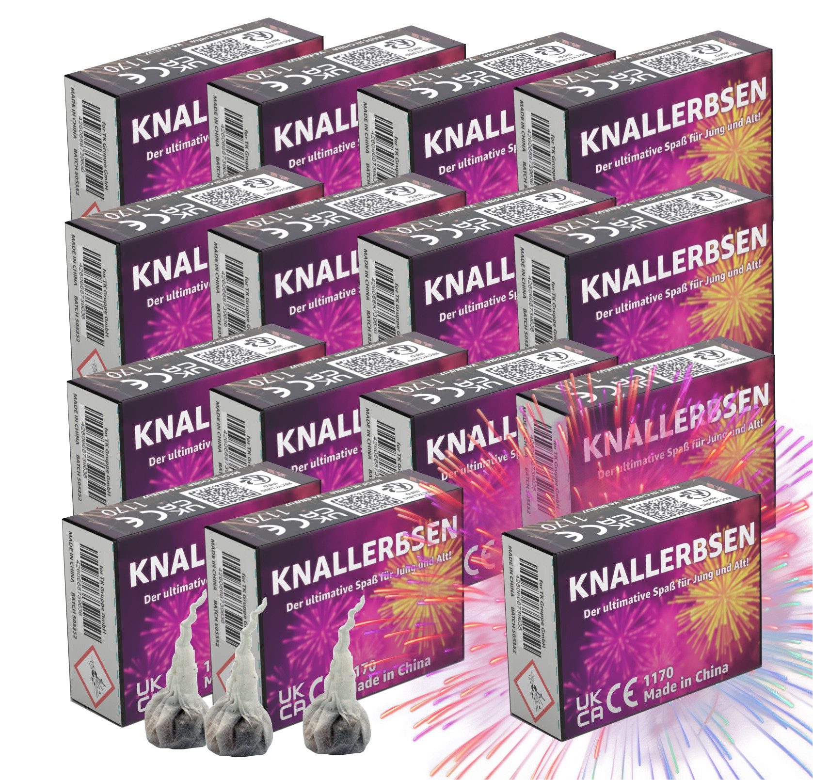 FlameXBurn Geburtstagskerze Knallerbsen Fun Snaps für günstig online kaufen