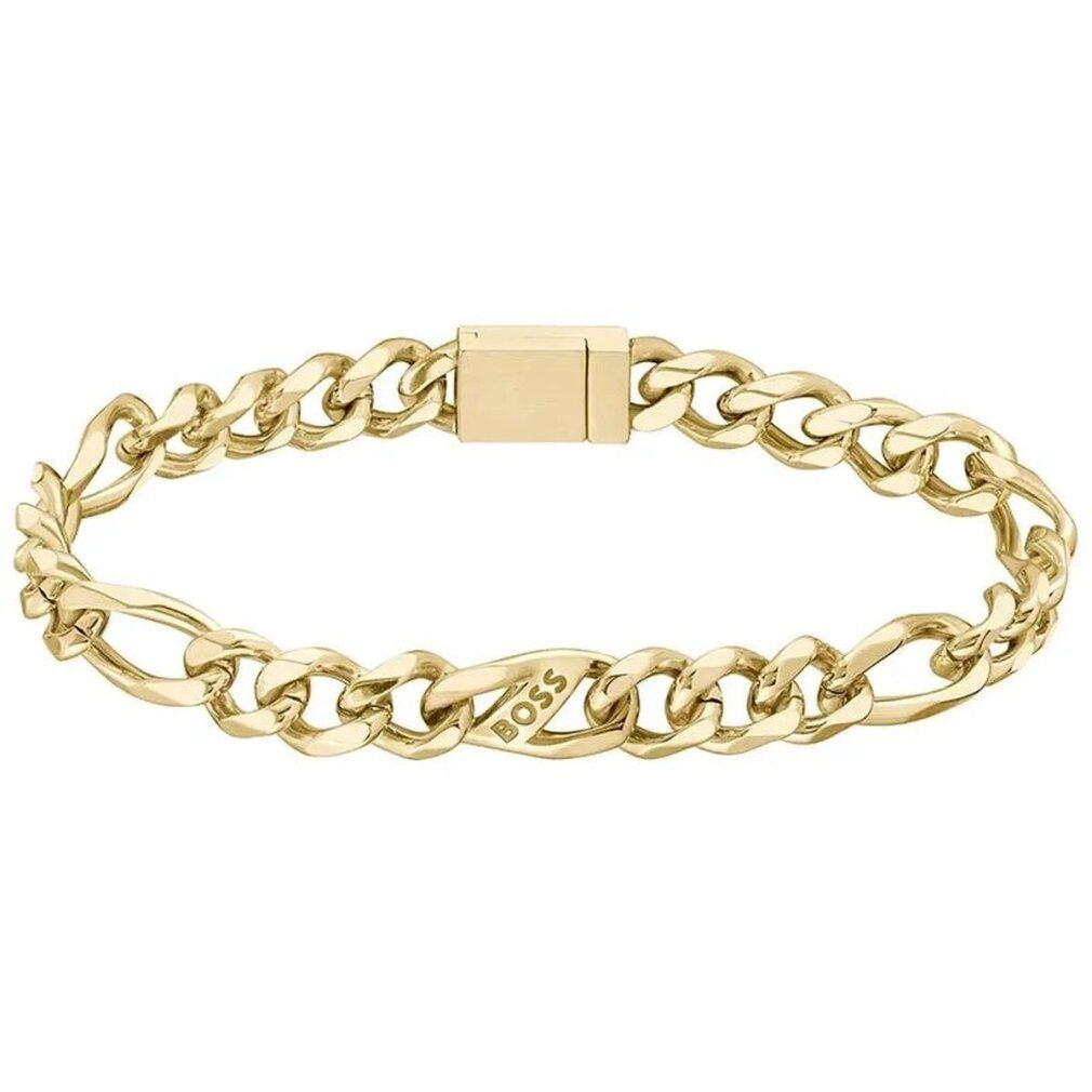 BOSS Armband Rian 1580614 vergoldetes Herren-Stahlarmband - Länge: 19 cm