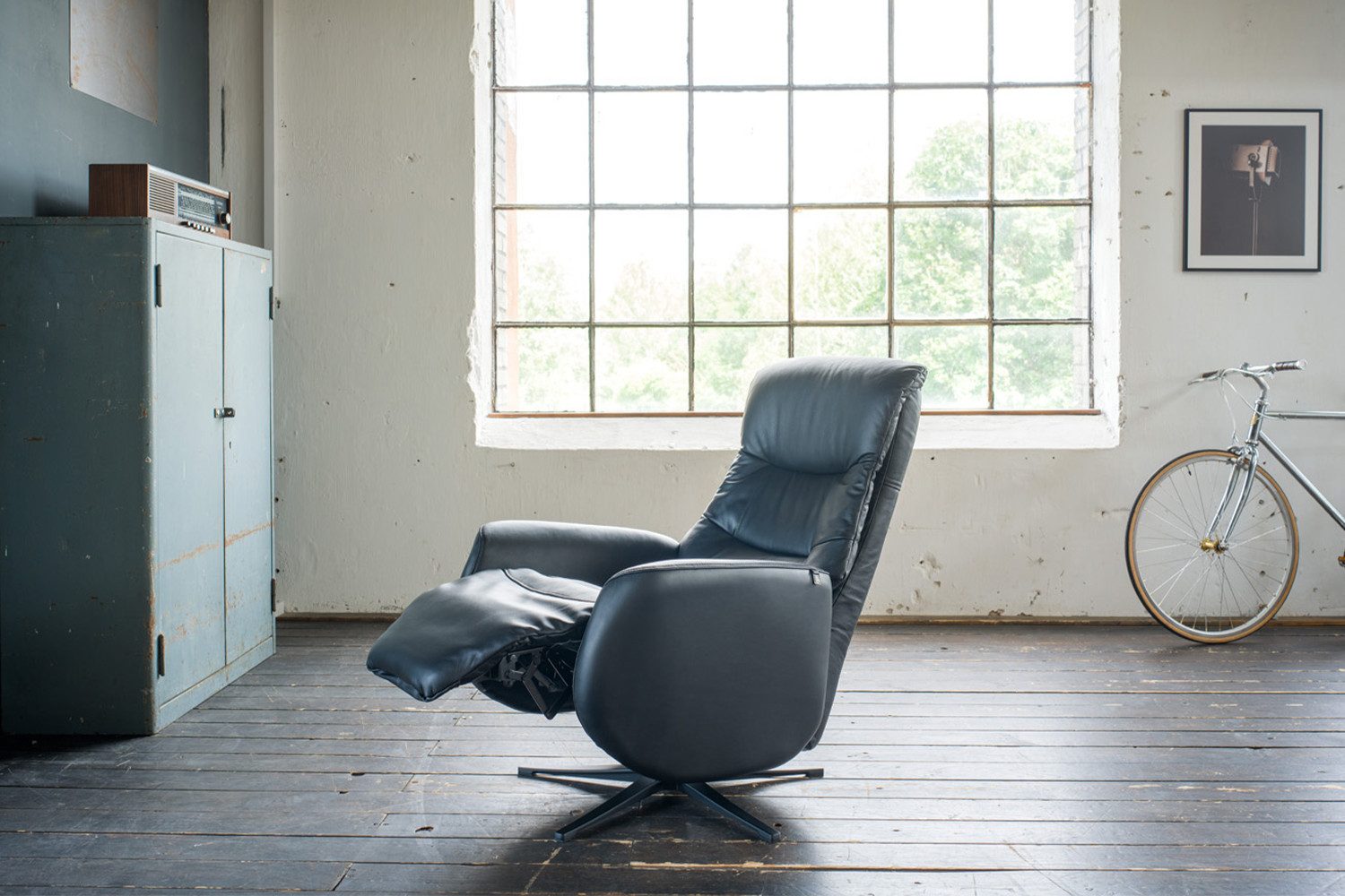 KAWOLA Relaxsessel SARI, Drehsessel Relaxfunktion, verschiedene Bezüge und verschiedene Farben