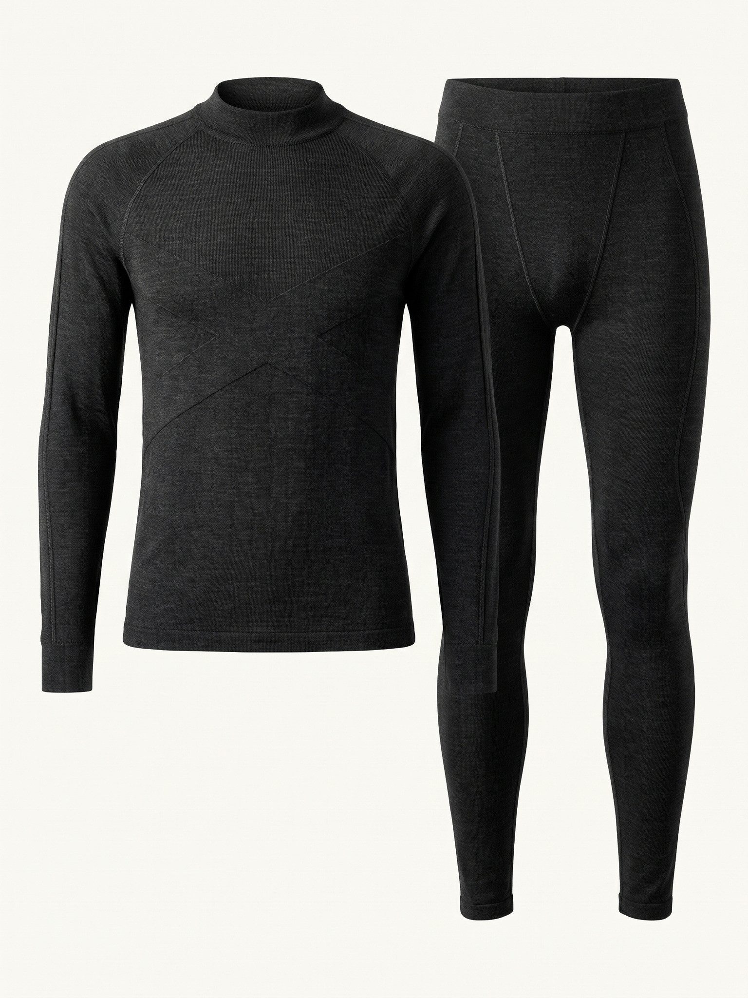 Black Snake Thermounterwäsche-Set Merino-Wolle-Mix als warme Zweierkombination für aktive Herren draußen, 2-St., Merinowolle hält Oberkörper und Beine warm und wirkt geruchshemmend