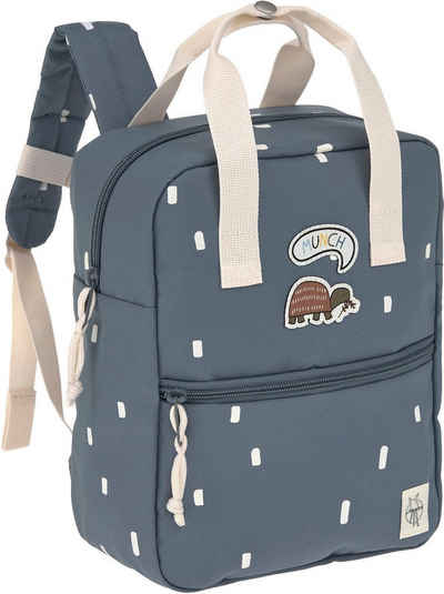 LÄSSIG Kinderrucksack Happy Prints, Mini Square Backpack, Midnight Blue