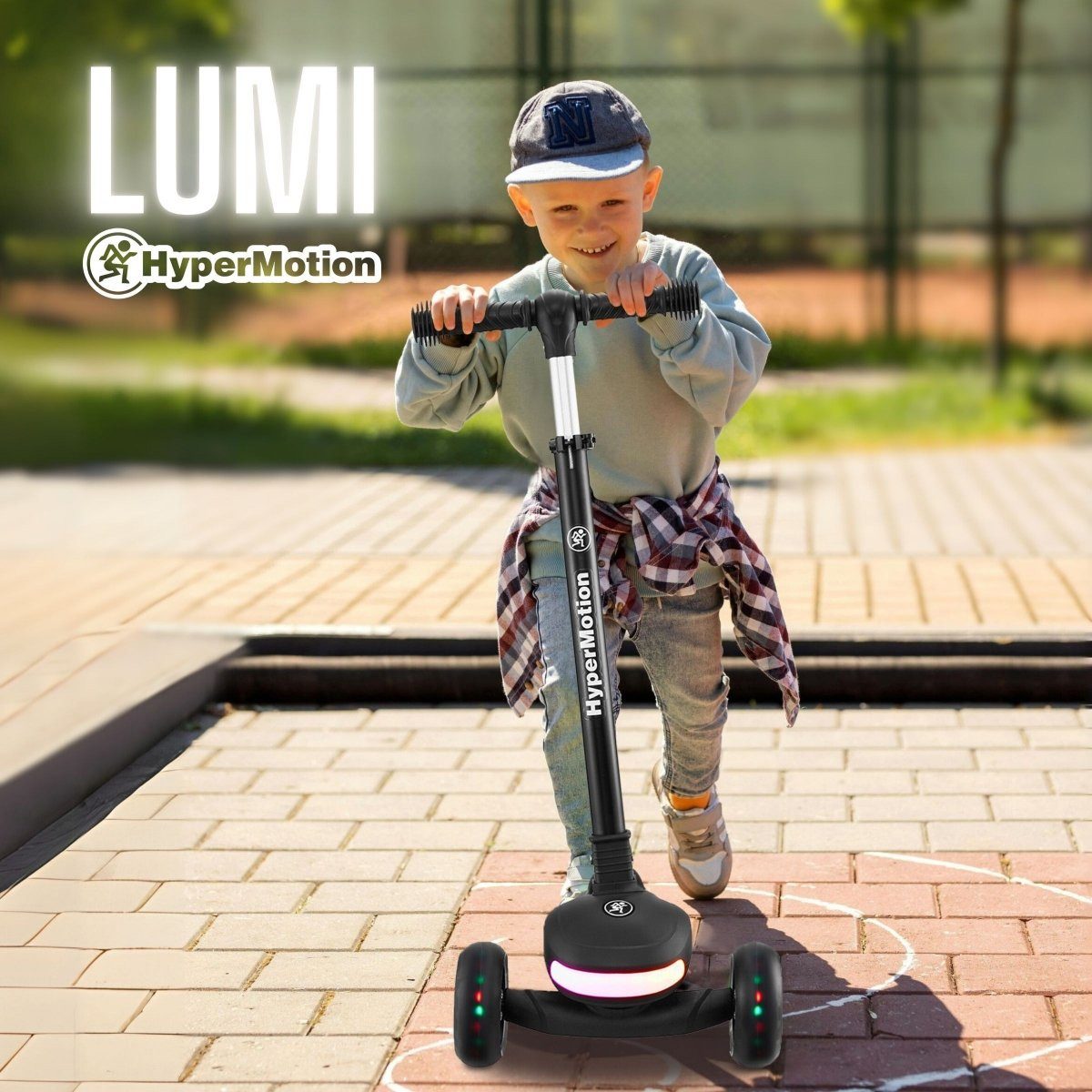 HyperMotion Dreiradscooter HyperMotion LUMI 2in1 Kinderroller mit LED-Beleuchtung