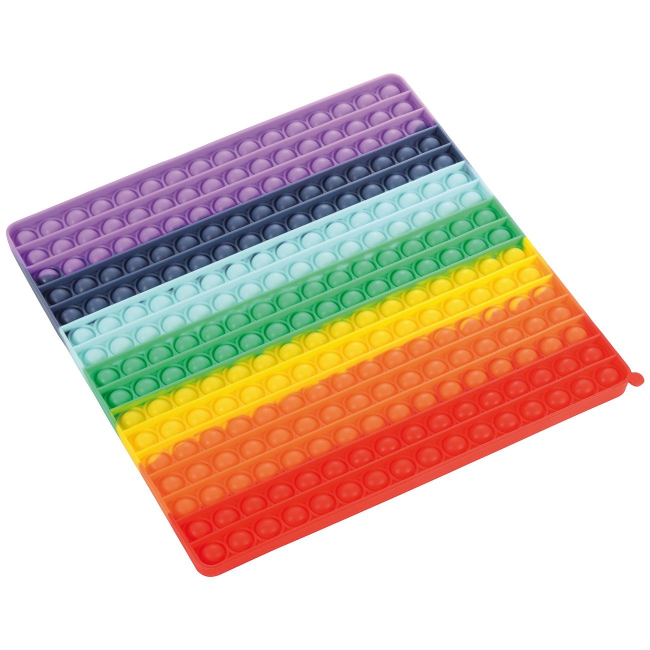 EDUPLAY Lernspielzeug Motorik-Drück-Brett Regenbogen 30 cm