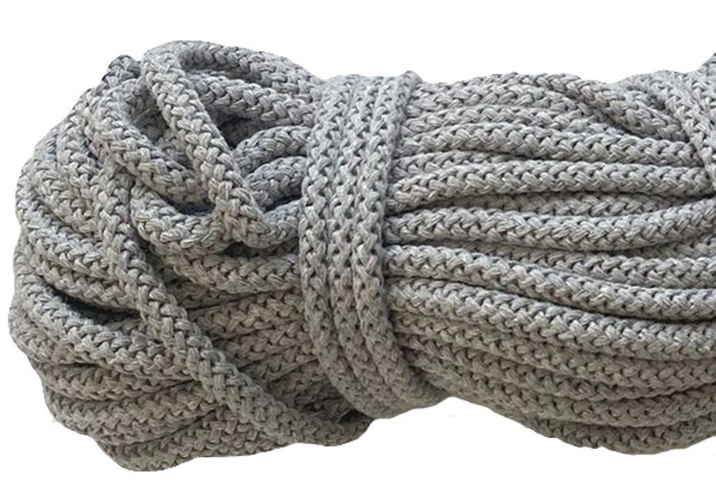 Mississhop Kordel 100 m / Ø 5 mm / Ø 3 mm Baumwollkordel Seil Kordel 100 % Baumwolle