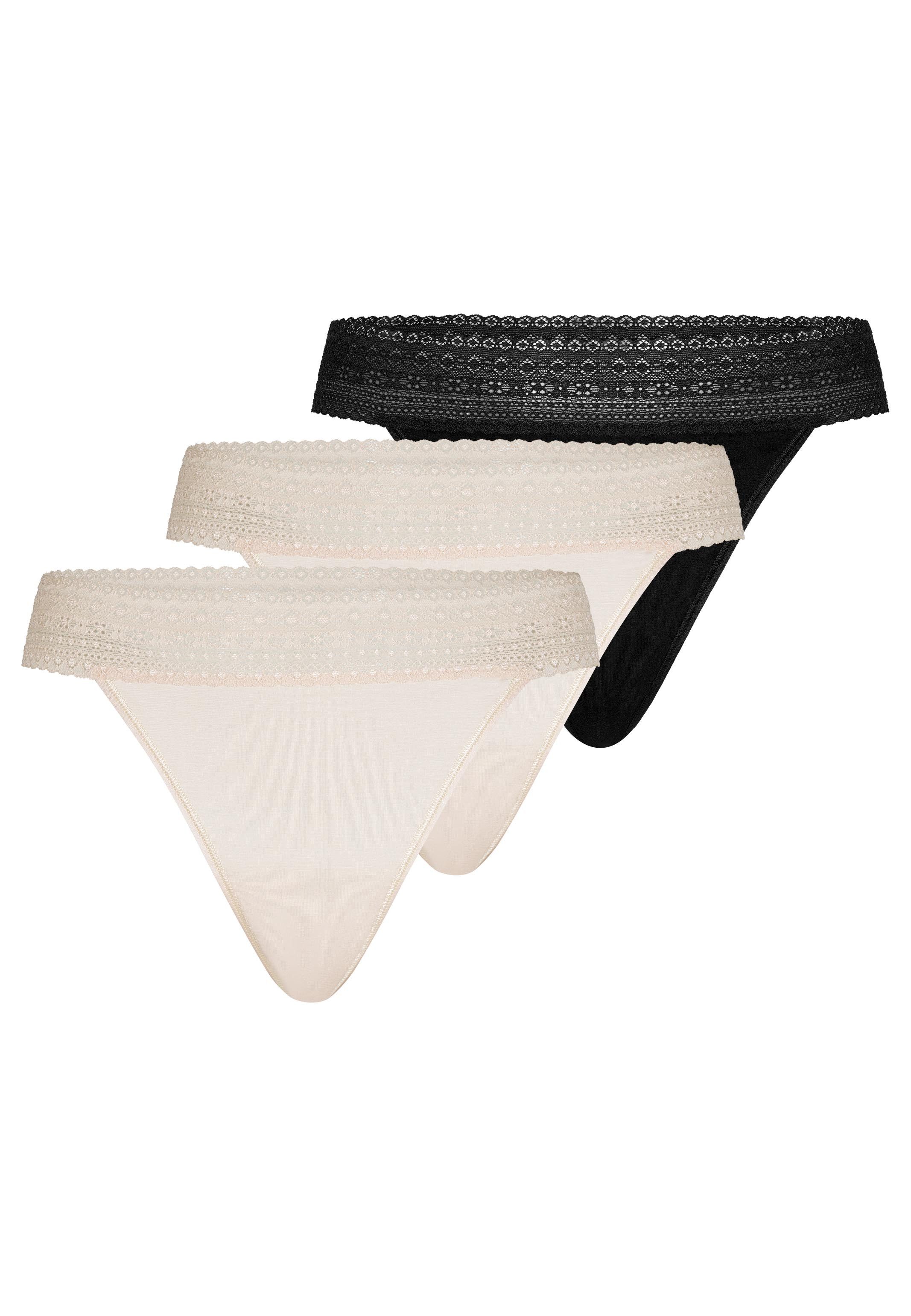 T-String 3er Pack Modal Lace