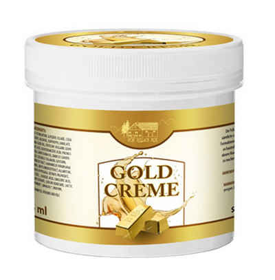 vom Pullach Hof Feuchtigkeitscreme GOLD CREME 125ml Feuchtigkeitscreme mit Colagen Gelee Royal Hautpflege Körper 26