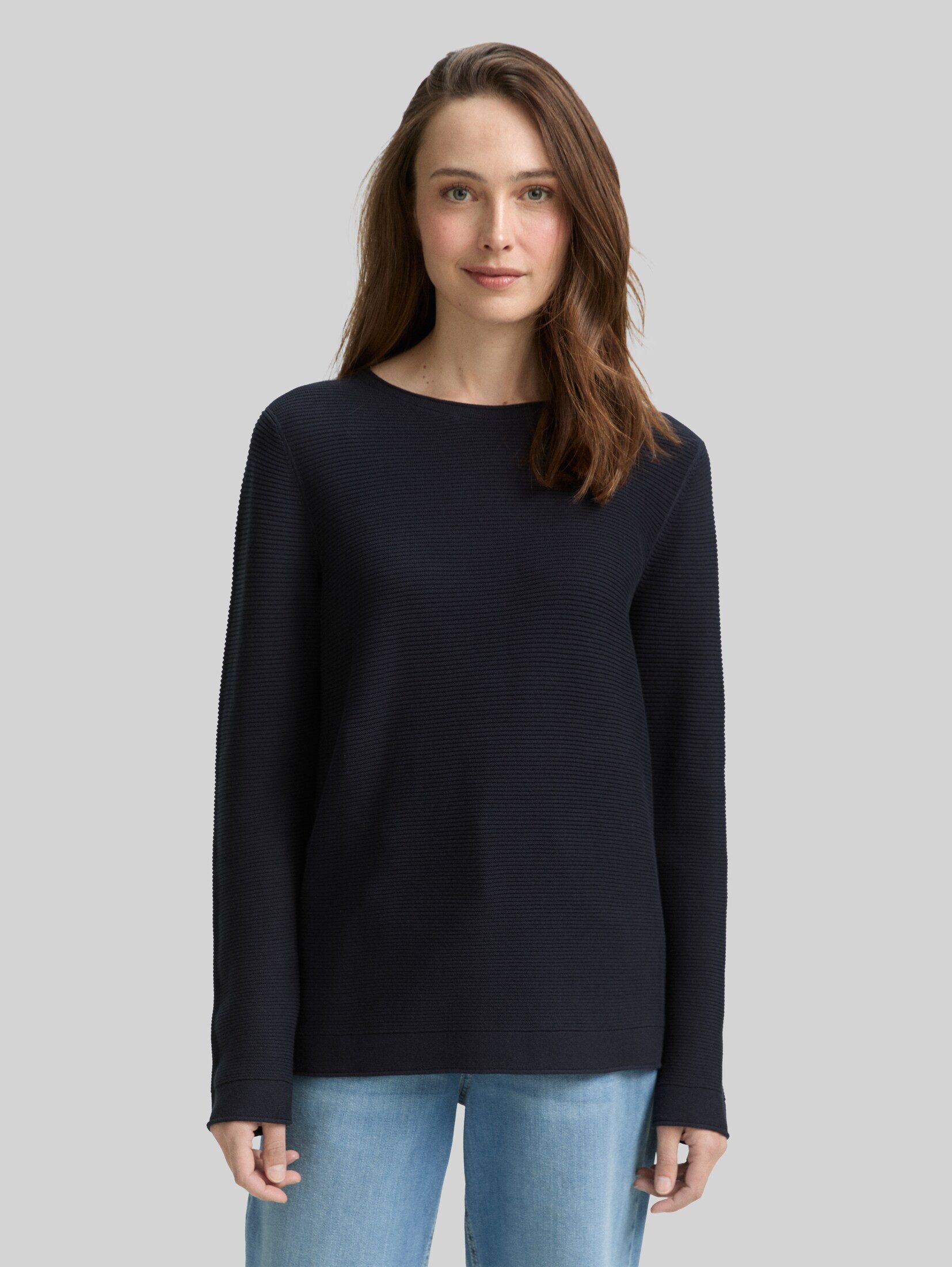 TOM TAILOR Strickpullover Pullover & Strickjacken Strickpullover aus Baumwolle