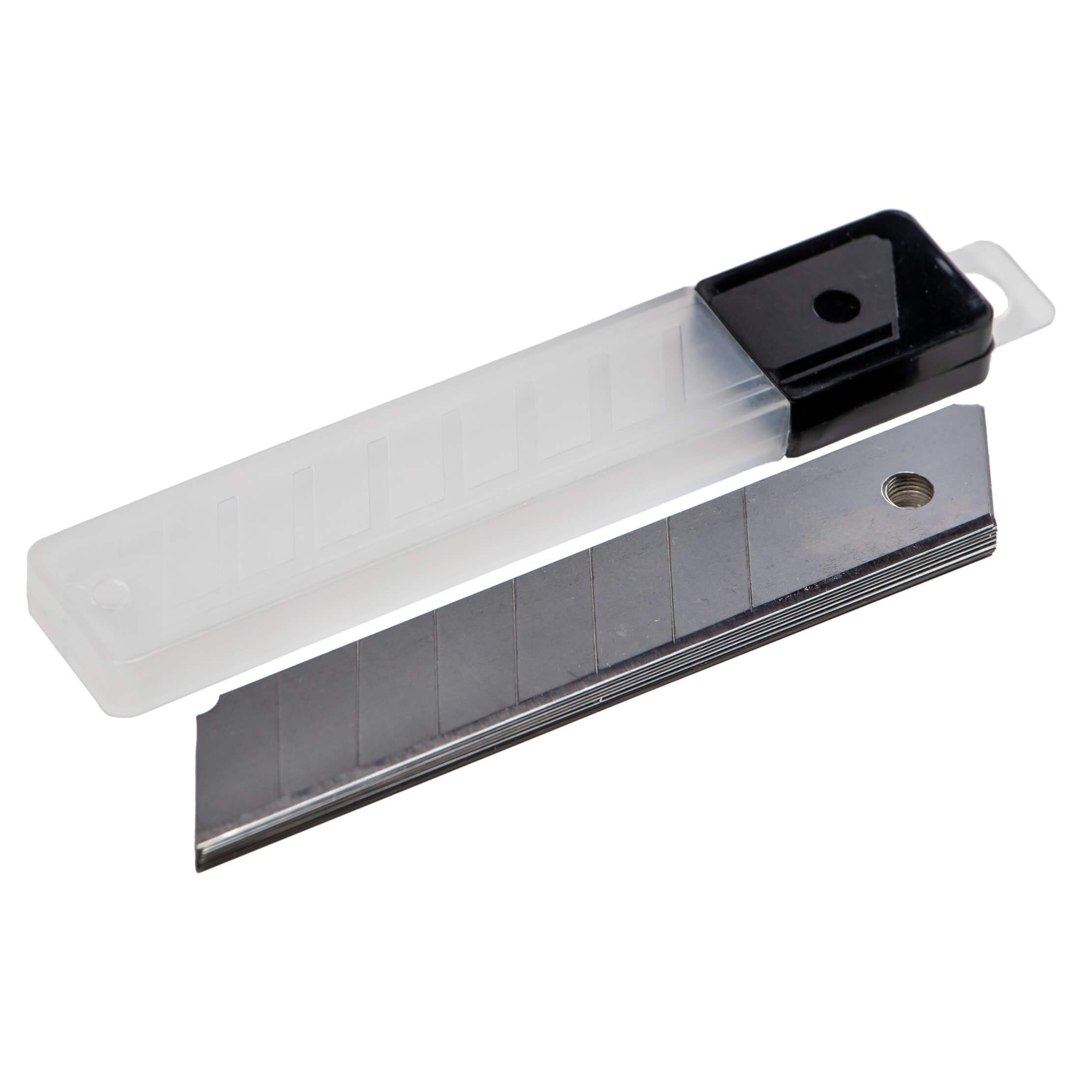 ChiliTec Cuttermesser Cuttermesser Ersatz Abbrechklingen 18mm (50 Stück) im Köcher, Klinge: 1,8 cm, (50-tlg), Cutterklingen im Köcher – Bild 4 von 4