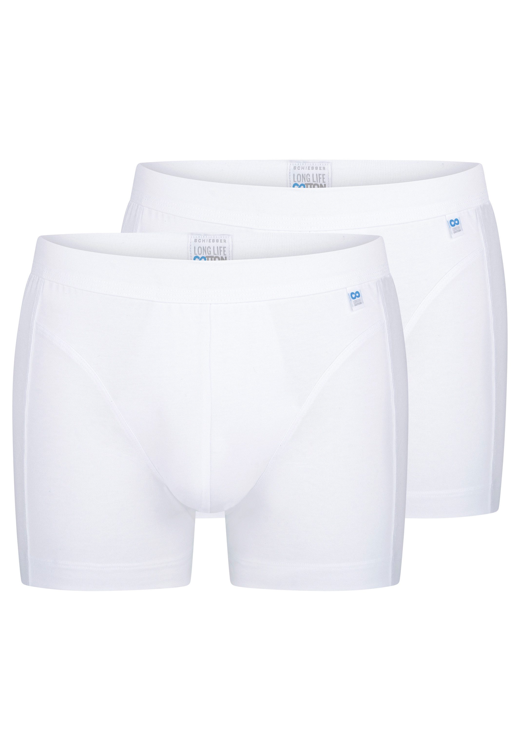 Schiesser Retro Boxer 2er Pack Long Life Cotton (Spar-Set, 2-St) Retro Shor günstig online kaufen