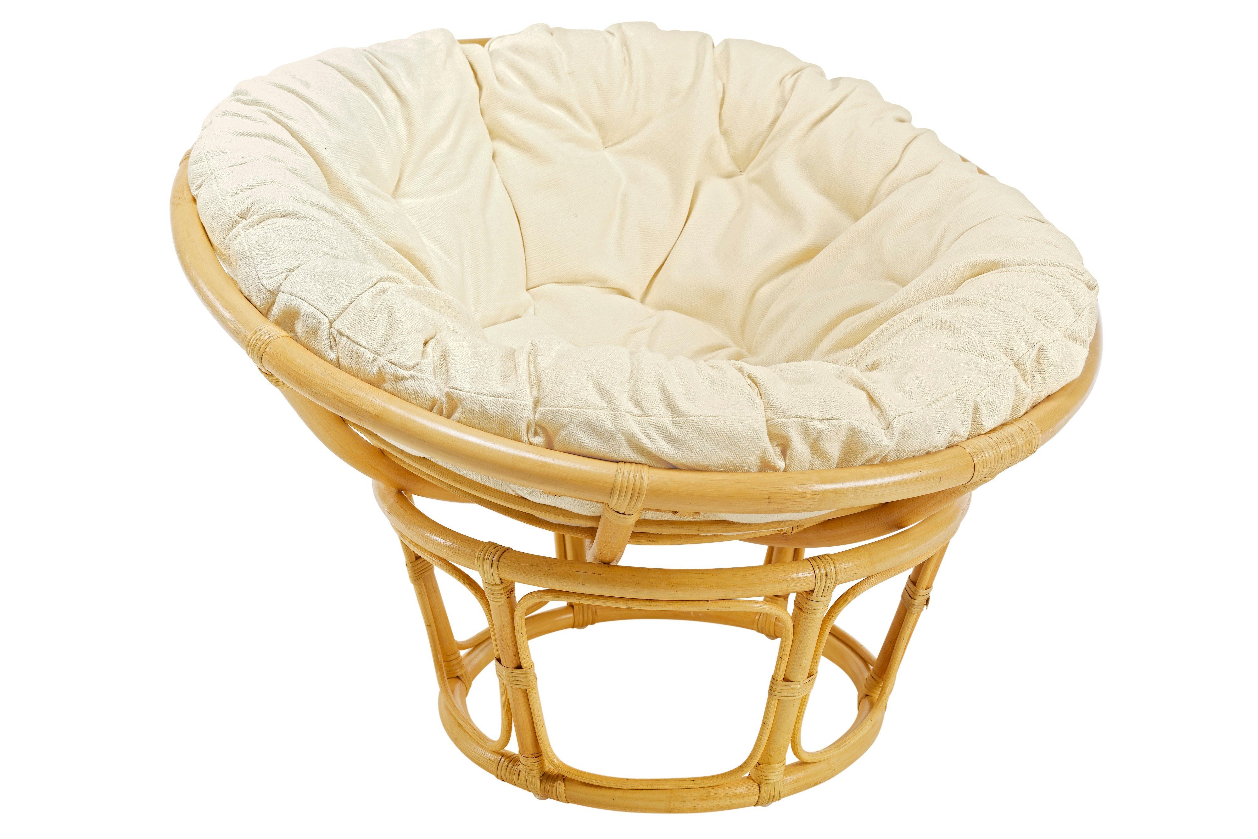 HEINE HOME PAPASANSESSEL in natur creme