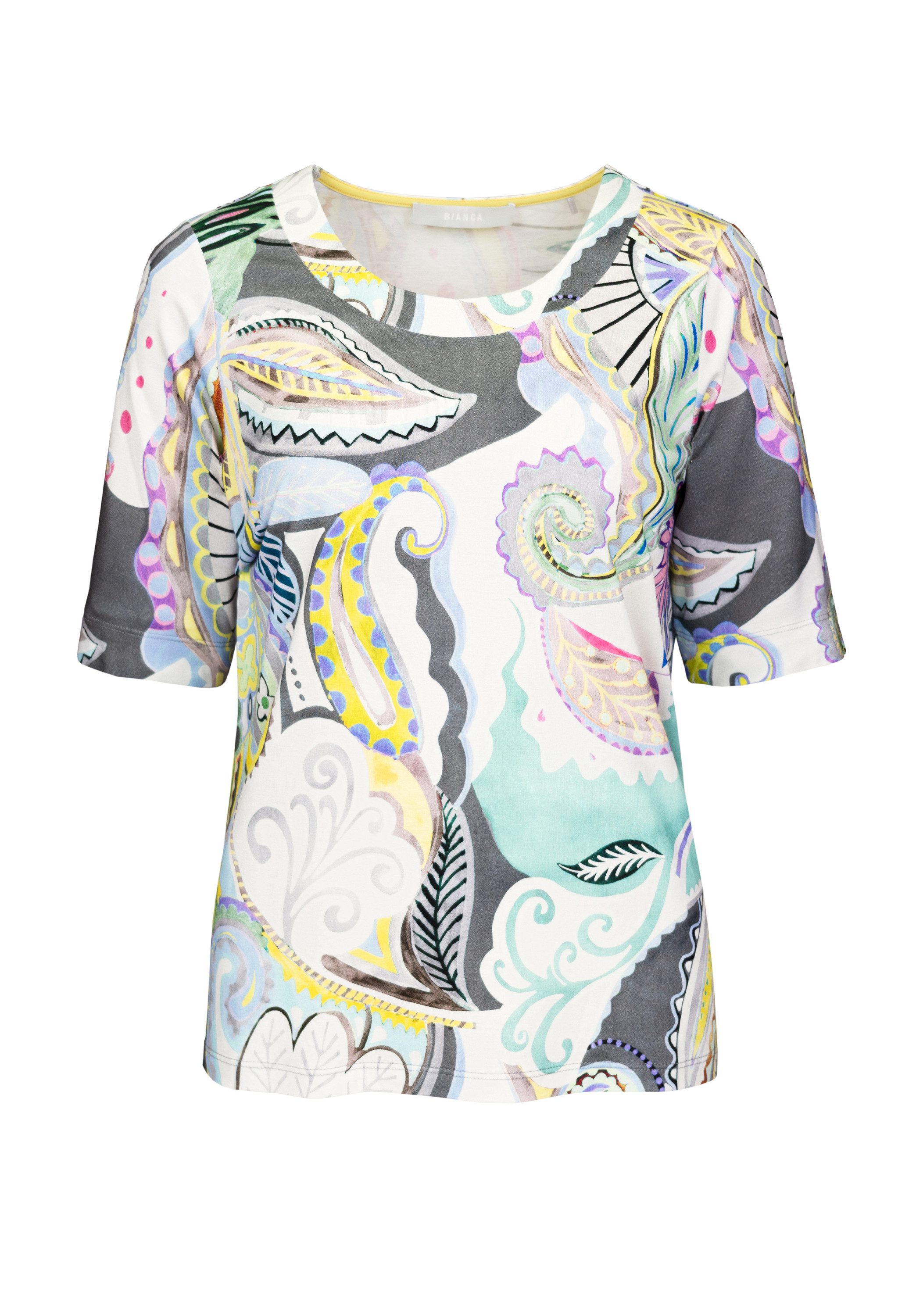 bianca Print-Shirt DINIA mit modischem Dessin in trendigen Farben günstig online kaufen
