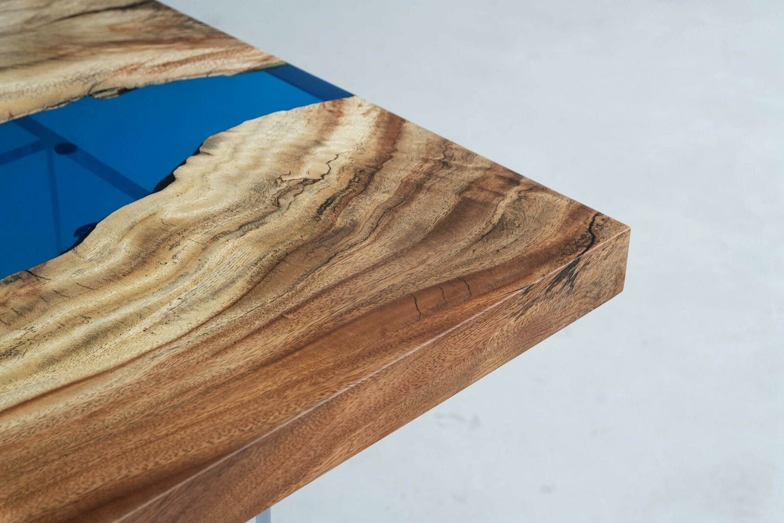 JVmoebel Esstisch, River Table Esstisch Flusstisch Tische Massiv 85 x 185 cm Epoxidharz