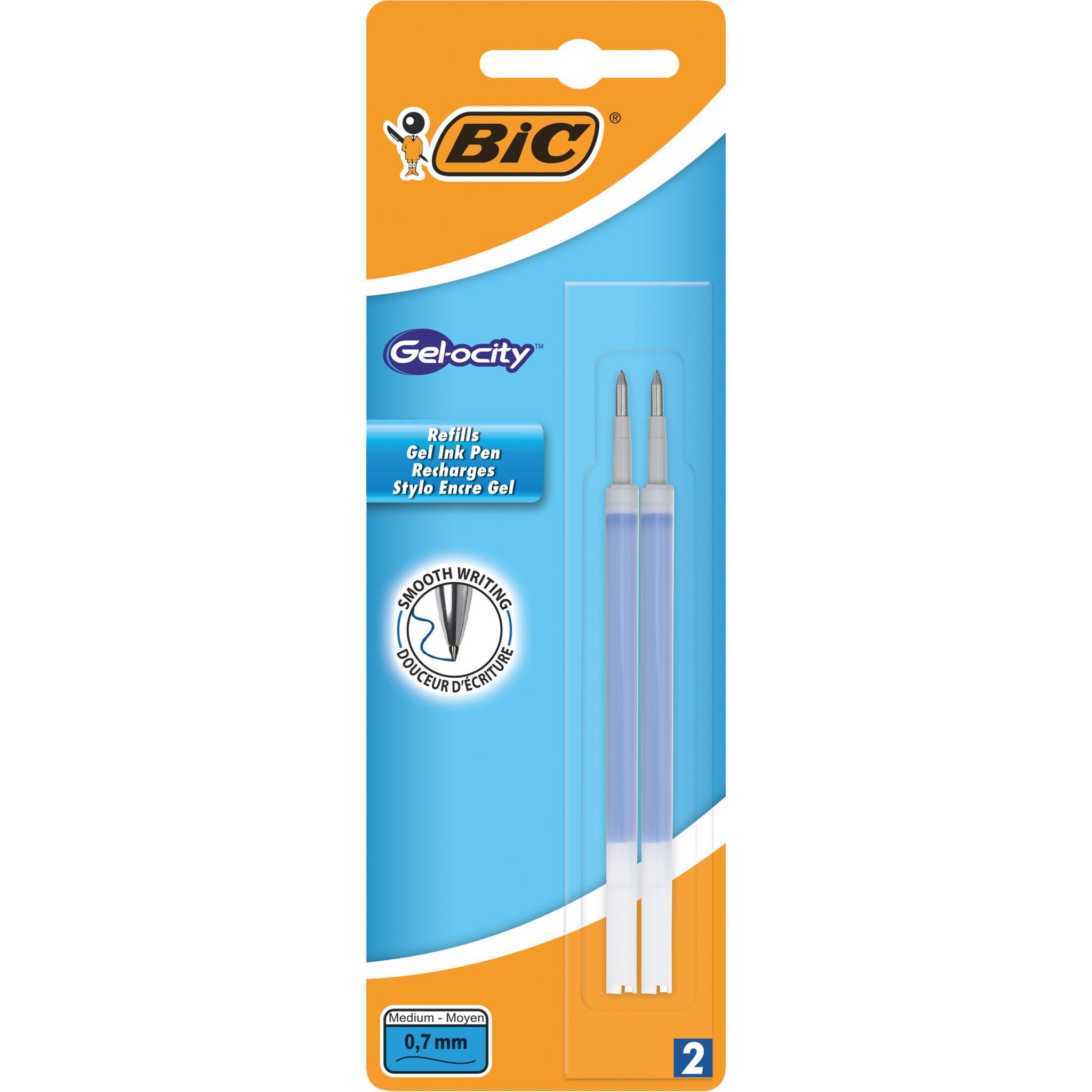 BIC Gelschreiber Gelmine blau BIC 862229 2St
