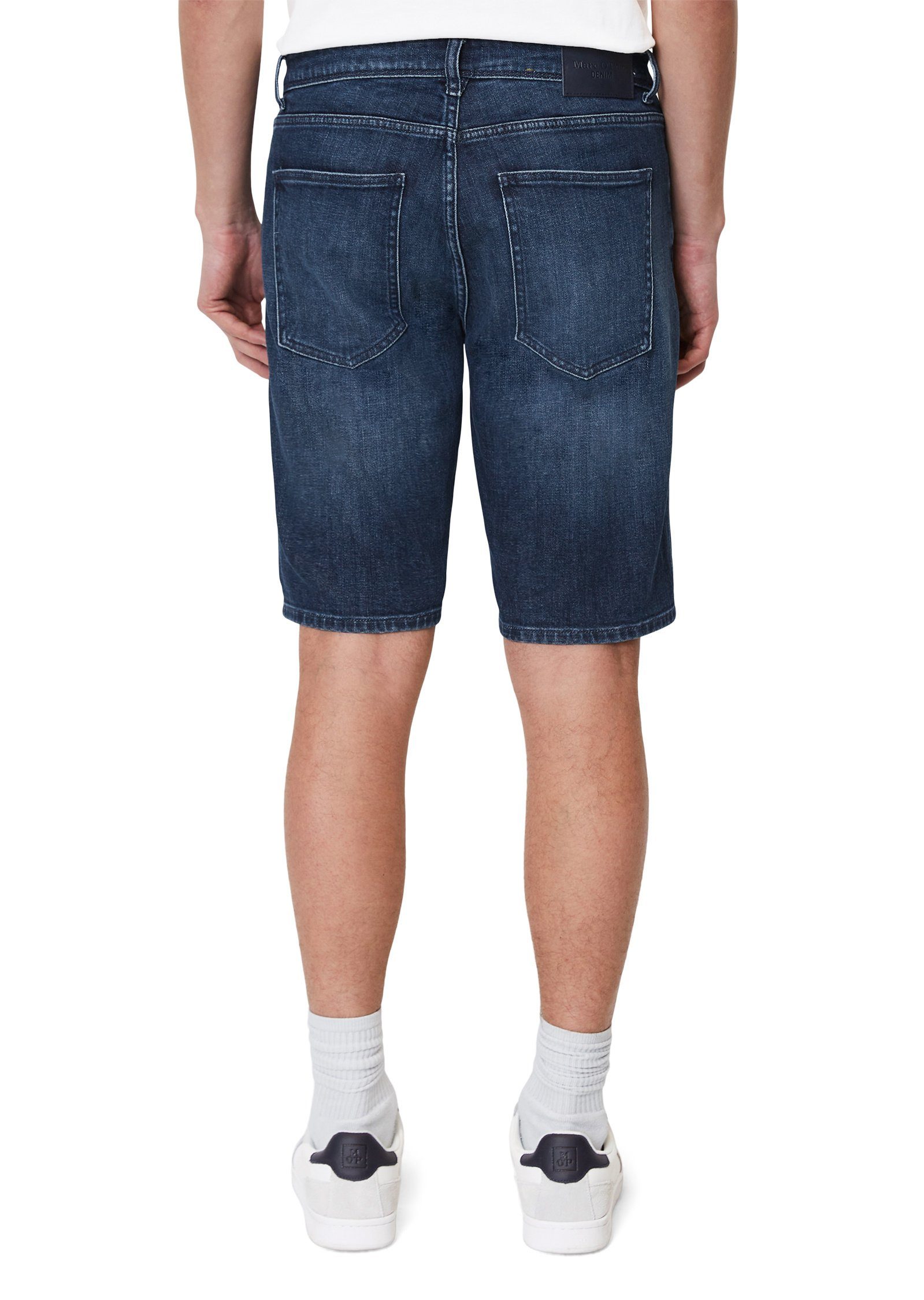 Authentic-Blue-Stretch-Denim O'Polo dunkelblau Shorts DENIM in Marc