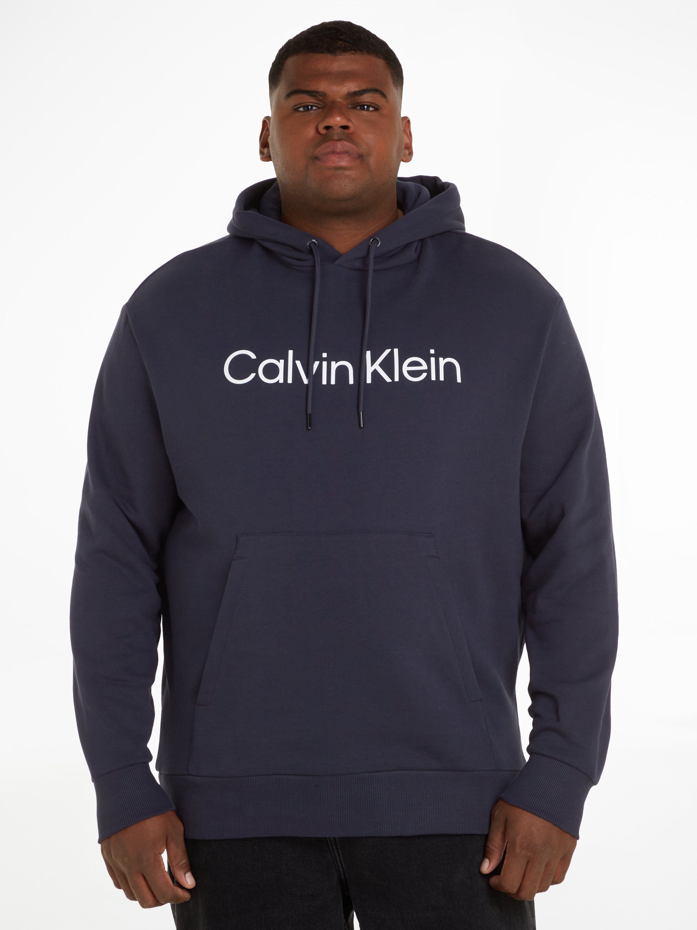 Calvin Klein Big&Tall Kapuzensweatshirt BT_HERO LOGO COMFORT HOODIE mit Markenlabel Night Sky