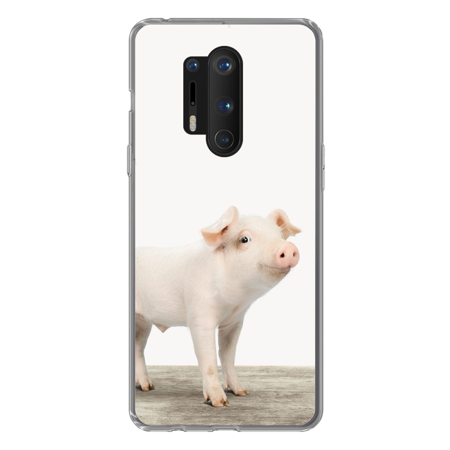 OnePlus 8 Handyhülle Aus PU Leder – Ultra Dünn Mit Kartenfach & Stoßfest