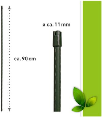 Windhager Rankhilfe Set, 20 St., Tomatenstäbe, grün, H: 90 cm