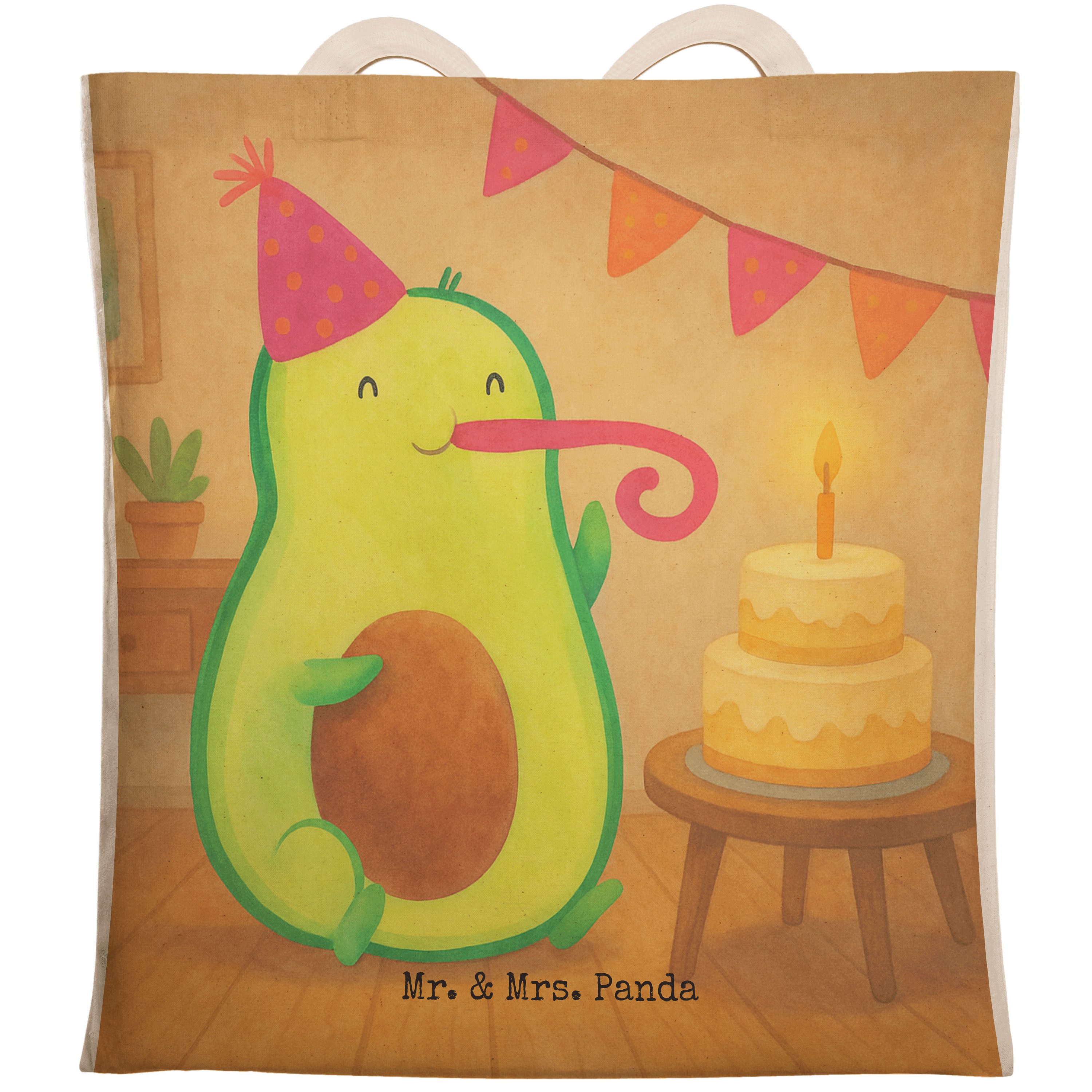 Tragetasche Avocado Geburtstag Design, Tote Bag, Weiß, Bag, Feier, Überraschung