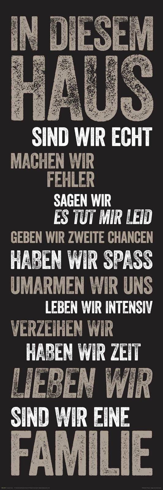 Home affaire, Deco Panel »In diesem Haus...«, 30/90 cm online kaufen | OTTO