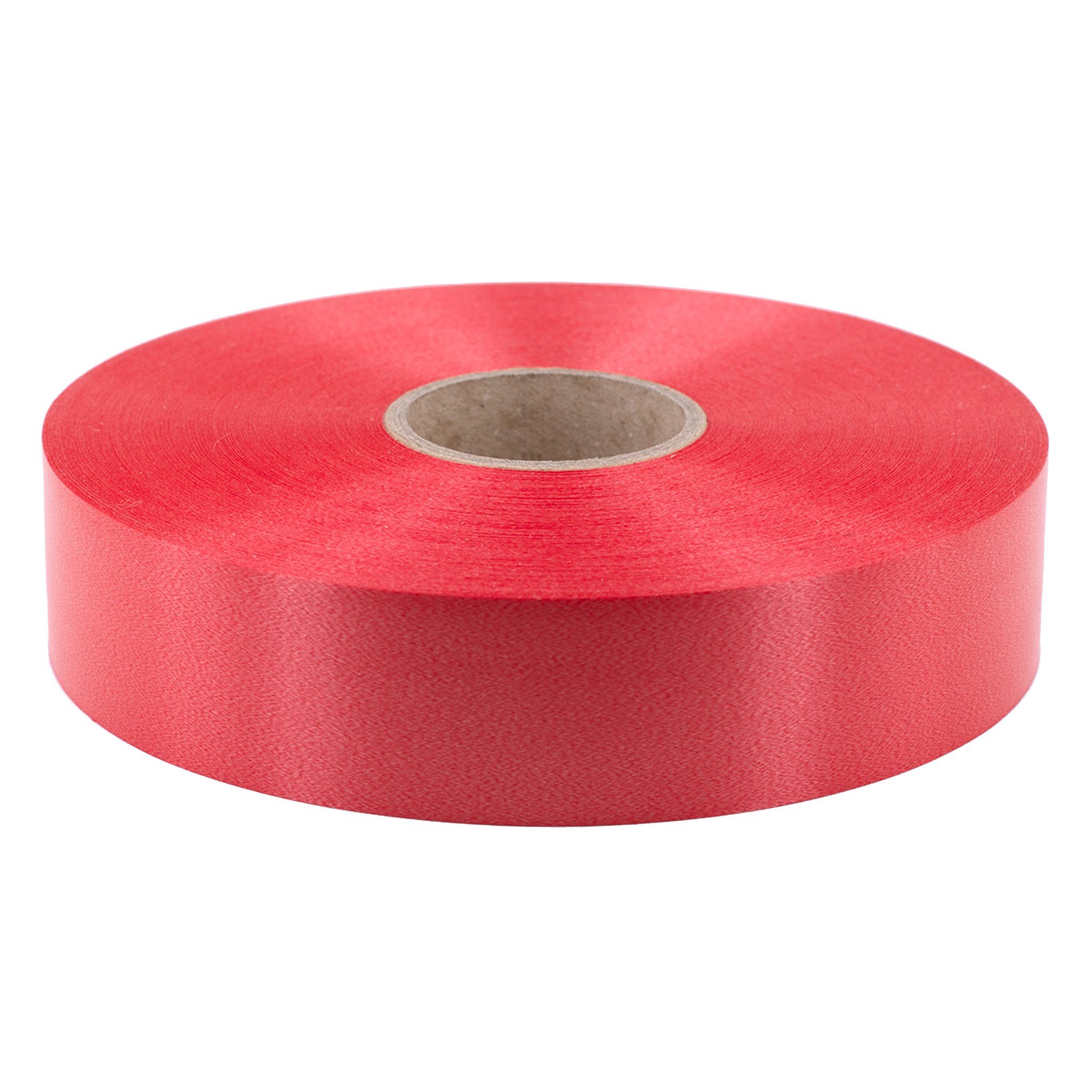 Star Geschenkband, Geschenkband Ringelband 31mm x 100m Rolle Rot