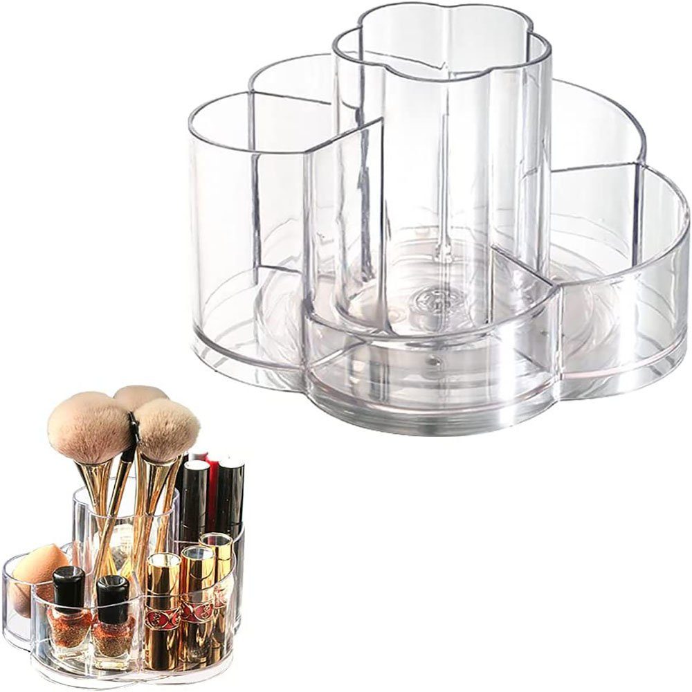 NUODWELL Make-Up Organizer 360 Grad Drehbarer Makeup Organizer Kosmetik Aufbewahrungshalter, 1-tlg.