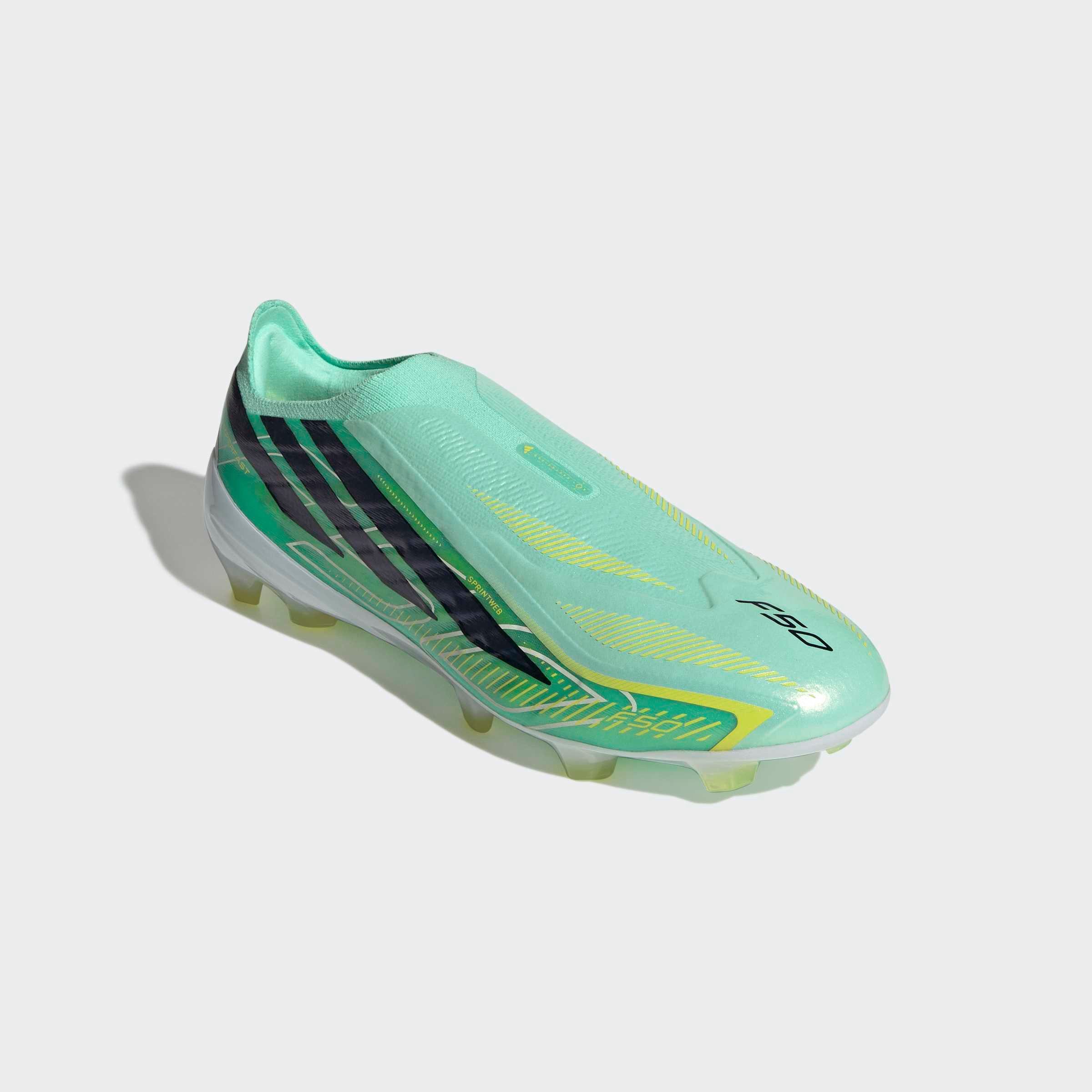 adidas Performance F50 HYPERFAST PRO, FESTE BÖDEN, SCHNÜRLOS Fußballschuh Außensohle für Rasen und feste Böden