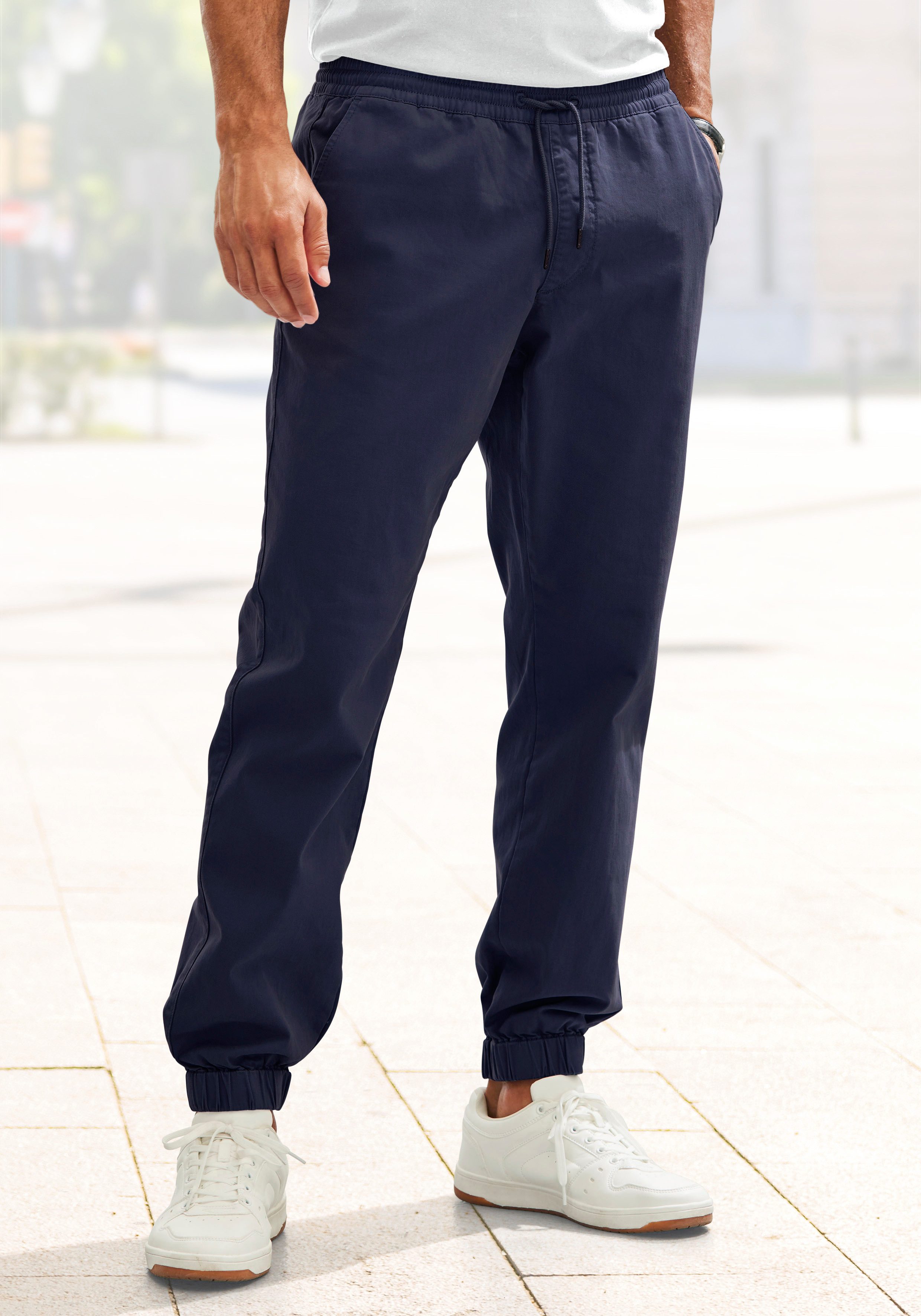 John Devin Jogger Pants Jogg Pants aus elastischer Baumwoll-Qualität