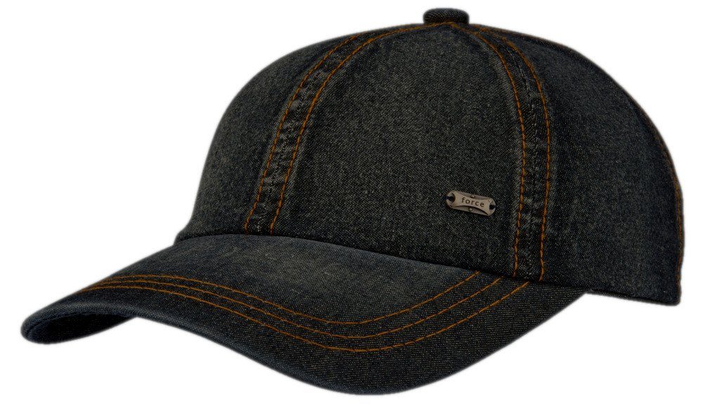 Cool4 Schirmmütze Basecap DENIM Jeans Verstellbar