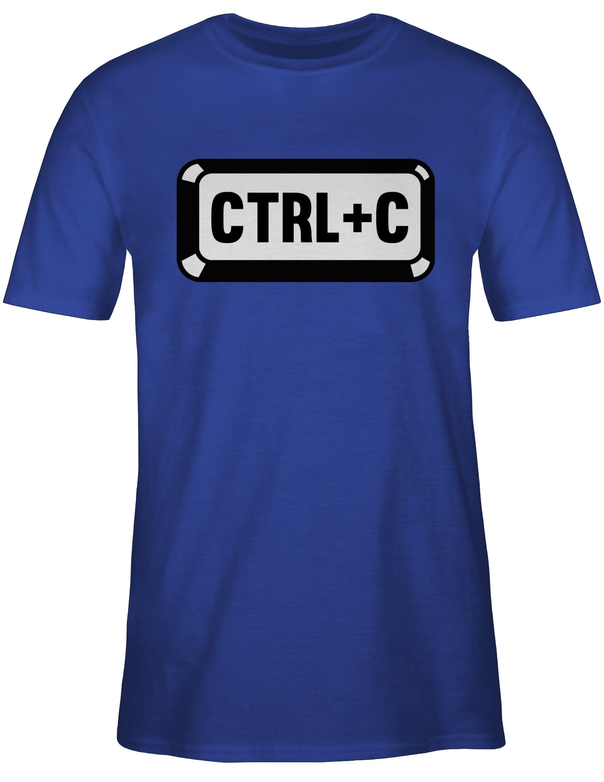 CTRL+C Familie - 2 Partner-Look Baby Royalblau Papa/Mama copy Papa T-Shirt - Shirtracer